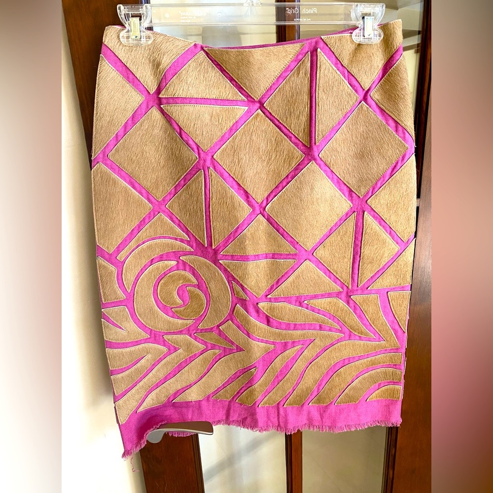 Mixed media skirt